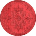 thumbnail image 1 of Ahgly Company Indoor Round Oriental Red Industrial Area Rugs, 5' Round, 1 of 4