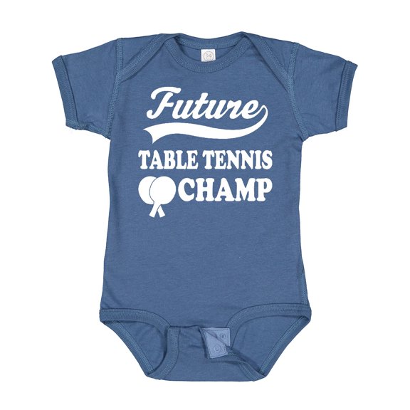 Inktastic Future Table Tennis Champ Boys or Girls Baby Bodysuit