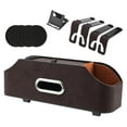 thumbnail image 4 of funtasica Car SUV Seat Headrest Organizer Cup Napkin Holder Partition Design Versatile Brown, 4 of 9