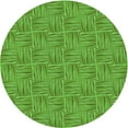 thumbnail image 1 of Ahgly Company Machine Washable Indoor Round Transitional Green Area Rugs, 7' Round, 1 of 7