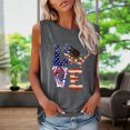 thumbnail image 2 of IROINNID Women's Round Neckline Tank Sleeveless 4th Of July Tops 4th Of July, 2 of 4