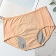 thumbnail image 6 of Womens Period Underwear Plus Size Panties High Waisted Leak Protection Briefs Pack of 4, 6 of 9