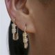 thumbnail image 2 of Hermosos pendientes con imperdible, pendientes con clip de papel de cristal, pendientes colgantes de moda, exquisita joyería de moda, regalos para damas, hombres y niñas., 2 of 4