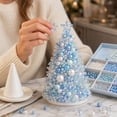 thumbnail image 5 of Dreamy Beaded Christmas Tree DIY Kit, Complete and Practical Handmade Ornament Making Set for The Upcoming 2026 Holiday Season (Blue), 5 of 5