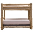 thumbnail image 2 of OceanTailer 376453 Queen & Single Ladder Left Log Bunk Bed - Rustic & Natural Cedar, 2 of 2