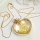 thumbnail image 5 of Guardapelo Flotante Collar De Cadena Amarilla Colgante De Flores Secas En Forma De jinwen Locket Collar, 5 of 5