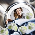 thumbnail image 3 of 8-Pack Pet Hair Remover Laundry Balls, Reusable Lint Remover for Clothes, Dogs & Cats Hair Removal, Microfiber Dryer Balls for Washing Machine, Effective Fluff Removal, Useful White Elephant Gift, 3 of 7