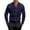 Navy, variant on Mens Striped Dress Shirts Business Casual Long Sleeve Slim Fit Stretch Button Down Shirts Office Work Wedding Blouse Tops