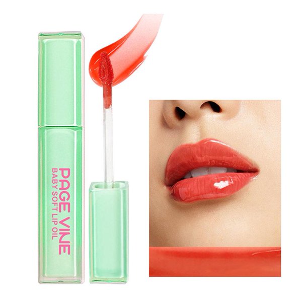 SGACAI Tubo cuadrado de brillo de labios de larga duración de 3 ml, ¿brillo de labios con acabado espejo?