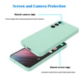 thumbnail image 3 of Cell Phone Cases For S23，S23 Plus，S23 Ultra, Takfox Liquid Silicone Gel Rubber Shockproof Case Ultra Thin Fit Samsung S23 + Case Slim Matte Surface Cover for Samsung Galaxy S23 Plus 5G - Cyan, 3 of 6