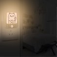 thumbnail image 2 of Yayeee LED Night Lights with Motion Detectors Auto Dusk to Dawn Light Sensors, 2 Pack, Beige Chubby Cat, 2 of 7