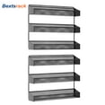 thumbnail image 5 of Bextsrack 2 PC 3 Tiers Wall Spice Rack in Home-Black, 5 of 6