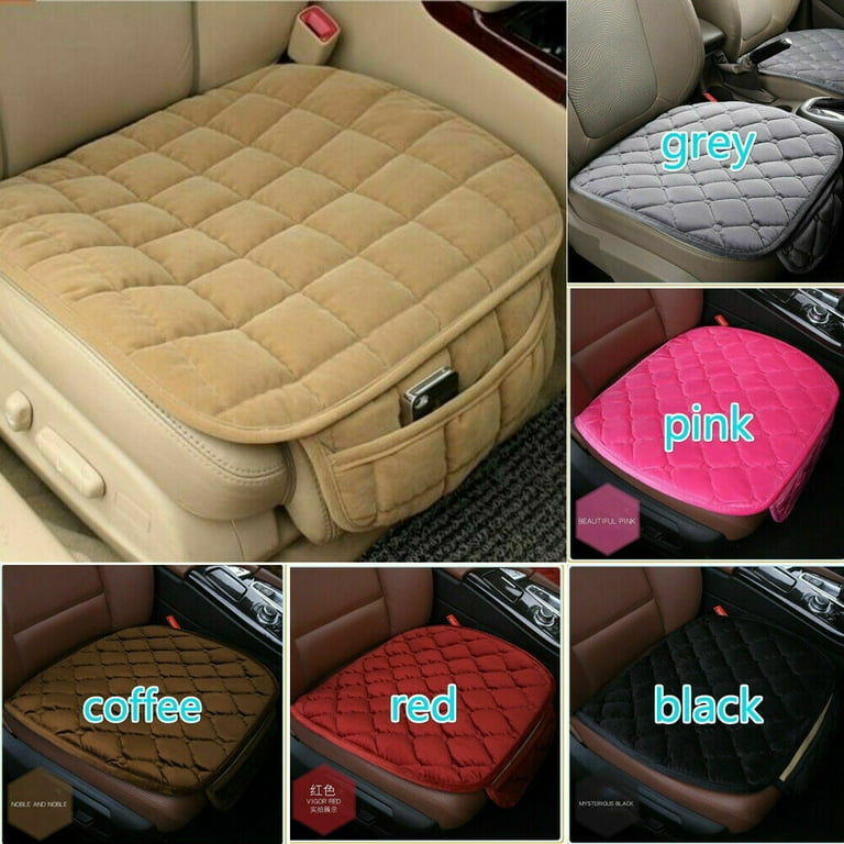 SUNSIOM Universal Car Seat Cover Breathable Plush Pad Mat for Auto Chair  Cushion