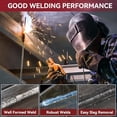 thumbnail image 6 of ARCCAPTAIN E7018 Welding Rod 1/8" 5LB, Low Hydrogen Carbon Steel Welding Sticks Electrodes, Iron Powder, AC/DC Reverse Polarity, 6 of 6