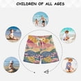 thumbnail image 6 of FORMRS Boys Swim Trunks Quick Dry Mesh Liner Boardshorts Sizes XS-XL, Green Floral Wave, 6 of 7