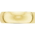 thumbnail image 2 of 10K Yellow Gold 10Ky 7mm Half Round Band Size 7 Made In United States 1hr070-7, 2 of 5