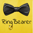 thumbnail image 4 of Inktastic Ring Bearer Black Bow Tie Tote Bag, 4 of 4