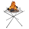 thumbnail image 4 of tamizeot Support de Feu Pliant Portable en Maille pour Barbecue Extérieur, 4 of 6