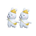 thumbnail image 1 of 2 Pcs Resin Cartoon Home  Decoration Rabbit Aroma Vent Clip Car Interior Accessories Aromatherapy Stone Perfume Diffusion Air Freshener Ornament 2PCS A, 1 of 8