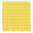 thumbnail image 3 of Ambesonne Geometric Shower Curtain, Moroccan Ombre Color, 69"Wx84"L, Merigold Yellow, 3 of 5