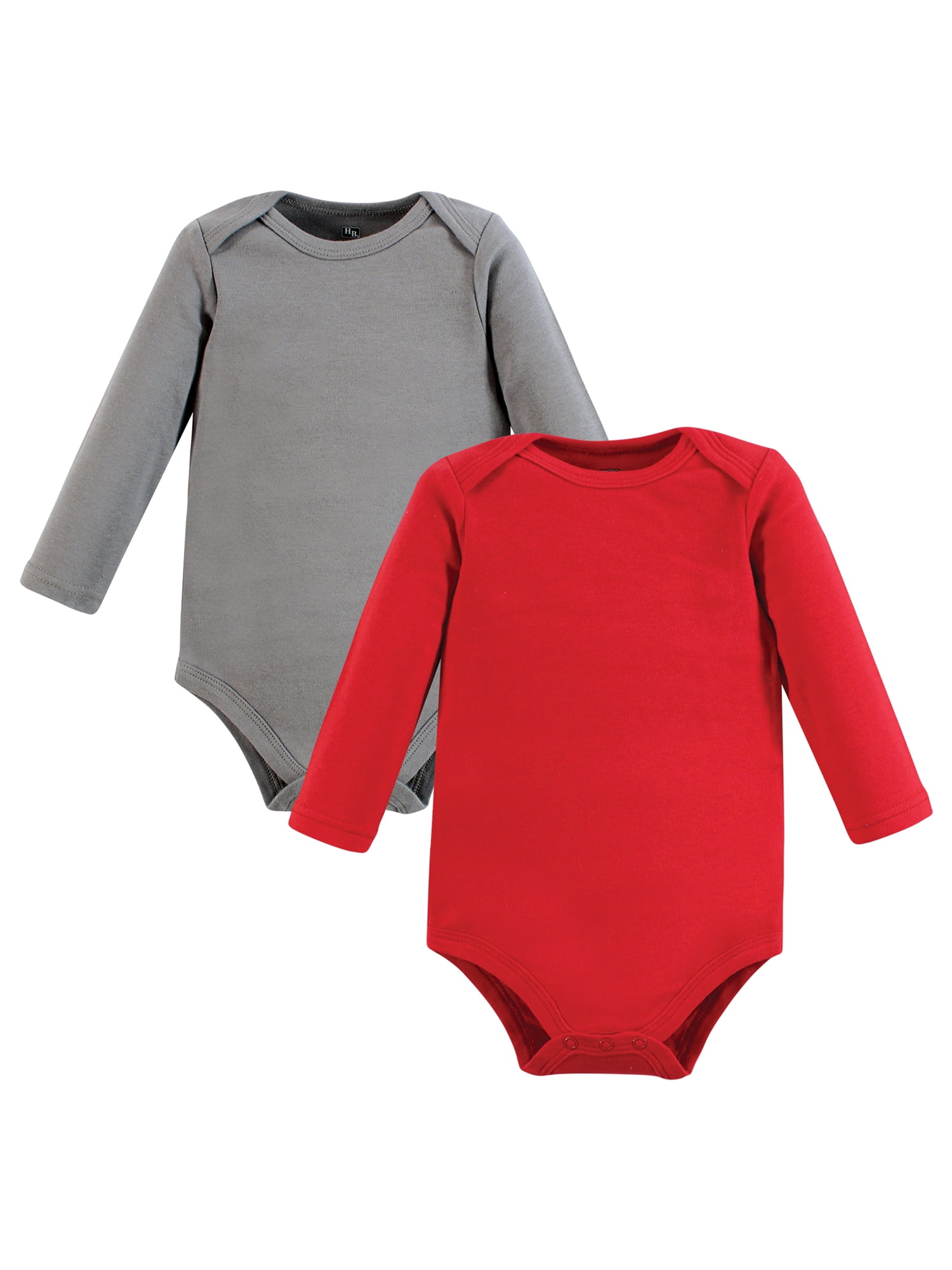 Hudson Baby Cotton Long Sleeve Bodysuit, 10-Pack, Newborn-18 Months