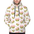 thumbnail image 2 of Bingfone Avocado Lovers Men's Drawstring Hoodie Long Sleeve Pocket Sweatshirts-Small, 2 of 6
