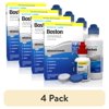 (4 pack) Boston ADVANCE Formula Contact Lens Solution Travel Pack – Complete Contact Lens Cleaning and Care Kit for Rigid Gas Permeable Lenses – from Bausch + Lomb
