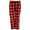 Red, variant on Dead Tired  Buffalo Check Winter Pajama Pants (Women)