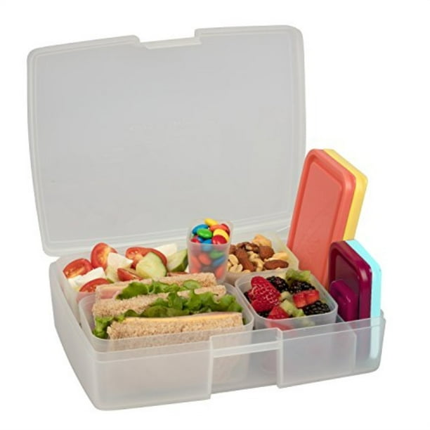Bentology Leakproof Bento Lunch Box with 5 Removable Containers