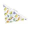 thumbnail image 3 of Naloa Orange Green Avocado Dog Bandanas 1PC Washable Triangle Dog Scarfs Premium Durable Fabric, for Small Medium Large Dogs and Cats, 3 of 6