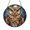 Acrylic 3.5 Inch, variant on Celestial Owl Faux Glass Suncatcher, Decorative Window Hanging Cosmic Bird Art
