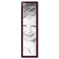 thumbnail image 2 of ArtToFrames 12" x 46" Cherry Stain with Gold Beads Picture Frame, 12x46 inch Red Wood Poster Frame (WOM-4140), 2 of 7