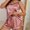 Pink, variant on WCJM Short Sleeve Satin Pajama Set for Women Soft Top with Shorts Loungewear Summer Night Wear Crew Neck Pink Sleeveless Sleepwear