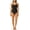 Black, variant on Women One-Piece Swimsuit (Women's), S