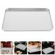 thumbnail image 3 of Plato de vapor de acero inoxidable, bandeja rectangular para comida, plato humeante, bandeja para servir comida, 2 uds., 3 of 4