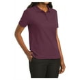 thumbnail image 4 of Mafoose Women's Comfortable Silk Touch Polo Golf Shirt Short Sleeve Maroon XS, 4 of 7