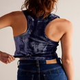 thumbnail image 4 of V Neck Sleeveless Button Down Racerback Suit Vest for Ladies, 4 of 5