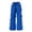 Blue*, variant on RUTAYY Women's Wide Leg Pants Drawstring Elastic Waist Vertical Side Stripe Side Pockets Casual Sports Comfortable Long Trousers, Blue