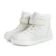 thumbnail image 2 of eczipvz Big Boys Winter Boots Warm Snow Boots Kid Outdoor Insulated Winter Boot with Side Zipper Girls Boots Winter (White,1.5 Big Kid), 2 of 7