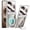 Silver, variant on Ancove for Motorola Razr 2025 / Razr 2024 Case with Magnetic Ring Stand, Crystal Clear Phone Case Rear Screen Protector Hinge Protection Full-Body Anti-Scratch Case for Motorola Razr 2025/2024,Black