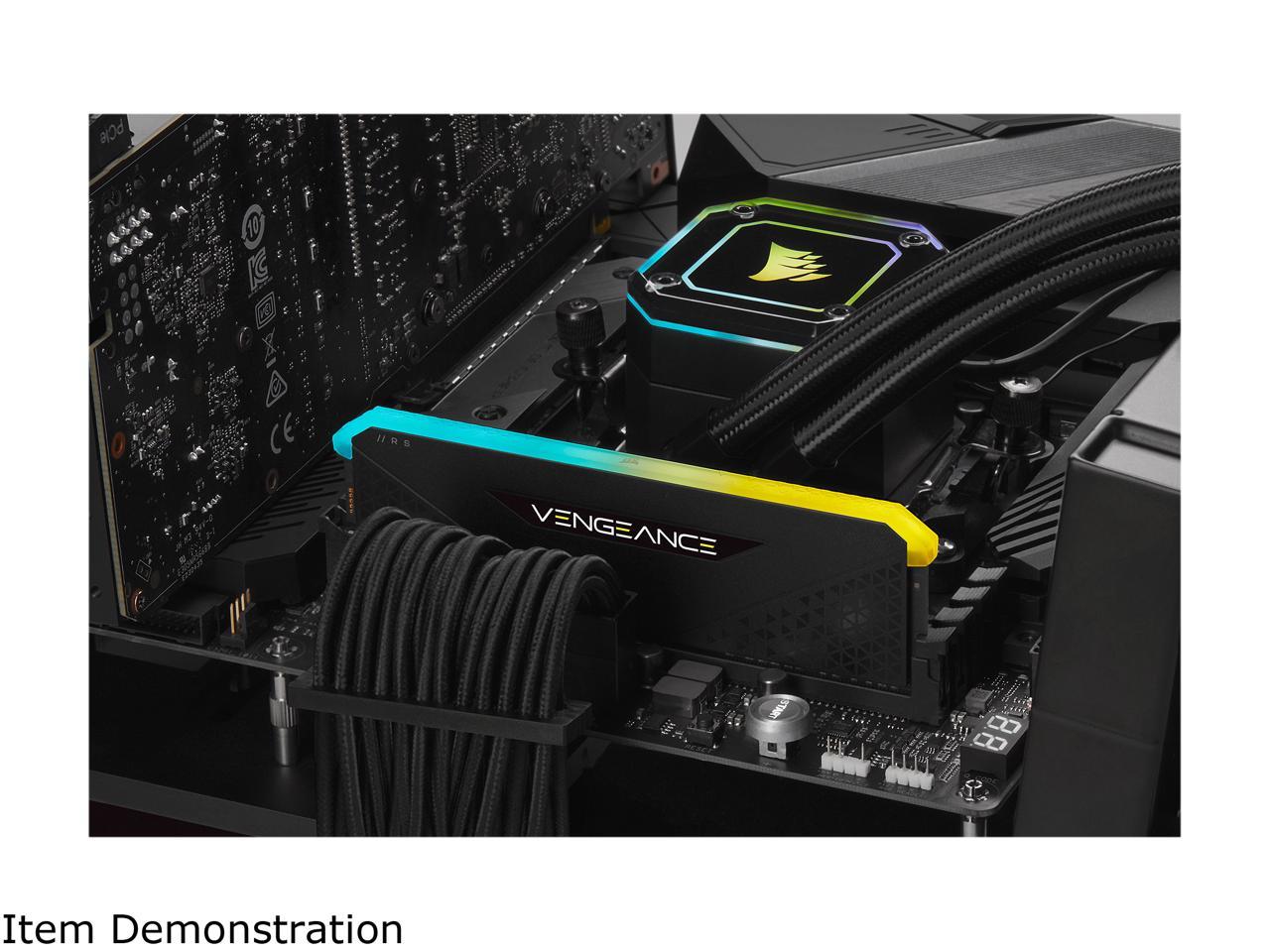 CORSAIR Vengeance RGB RS 8GB 288-Pin PC RAM DDR4 3600 (PC4 28800