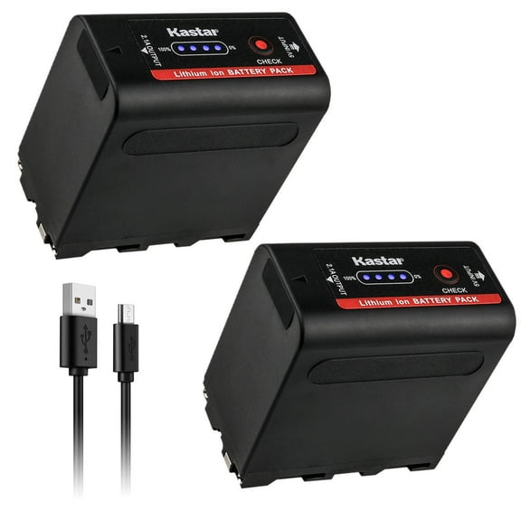 Kastar 2 Pack Battery Replacement for Sony NP-F980 Pro NP-F960 NP-F970 CCD-TR415 CCD-TR416 CCD-TR425 CCD-TR427 CCD-TR500 CCD-TR511 CCD-TR512 CCD-TR515 CCD-TR516 CCD-TR517 CCD-TR555 TR57 CCD-TR67