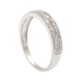 thumbnail image 2 of 10k White Gold Milgrain Diamond Wedding Anniversary Band (1/5 cttw, I-J, I2-I3), 2 of 6