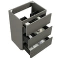 thumbnail image 4 of Gray Bathroom Storage Cabinet with 3 Drawers, Freestanding Vanity Without Sink, Melamine Material, 4 of 6
