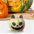thumbnail image 6 of JOGZMZ Halloween Resin Pumpkin Ornament - Ghost & Cat Face Spooky Decor for Home, Haunted Party, Handcrafted Art, 1.77x1.65 inches, 6 of 8