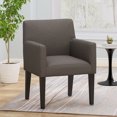 thumbnail image 1 of Modern Tufted Arm Chair with Wingback Design, Blue Polyester Upholstered Accent Chair for Living Room, Bedroom & Study, 220 Lbs Capacity, 1 of 11