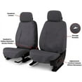 thumbnail image 3 of Covercraft Custom-Fit Front Bench SeatSaver Seat Covers - Polycotton Fabric, Charcoal Black Fits select: 2004-2010 FORD F250 SUPER DUTY, 2004-2005 FORD F350 SUPER DUTY, 3 of 6