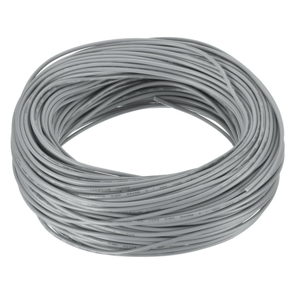 22AWG Wire 22 Gauge Stranded Wire Hookup Wire, UL1015 Tinned Copper Wire 50m/164ft Gray