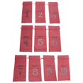 thumbnail image 1 of 1 una 10 Bolsas de Vino de Arpillera DegustacióN de Vino Ciega, Bolsas de Vino NúMeros de Mesa de Boda, Bolsas de DegustacióN de Vino, Fiesta, Navidad, 10 Piezas, Rojo, 1 of 1