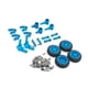 thumbnail image 3 of Vogacara Copa de dirección 5 en 1 Llanta de rueda de cambio directo Instalación práctica Diseño único Reemplazo práctico con control remoto para Kits de construcción modelo azul Vogacara FN001329-02, 3 of 6
